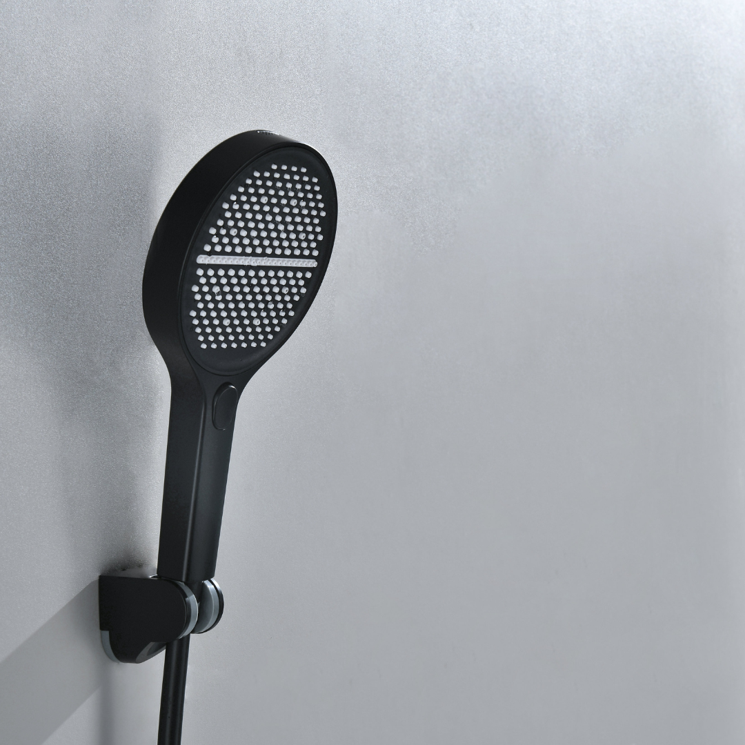 Douchepaneel Elena - LED - Digitaal display - Matte black