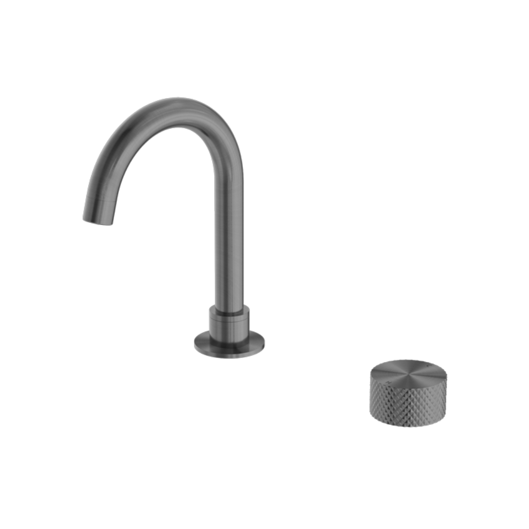 Robinet de lavabo encastré Valencia – 2 trous - Graphite
