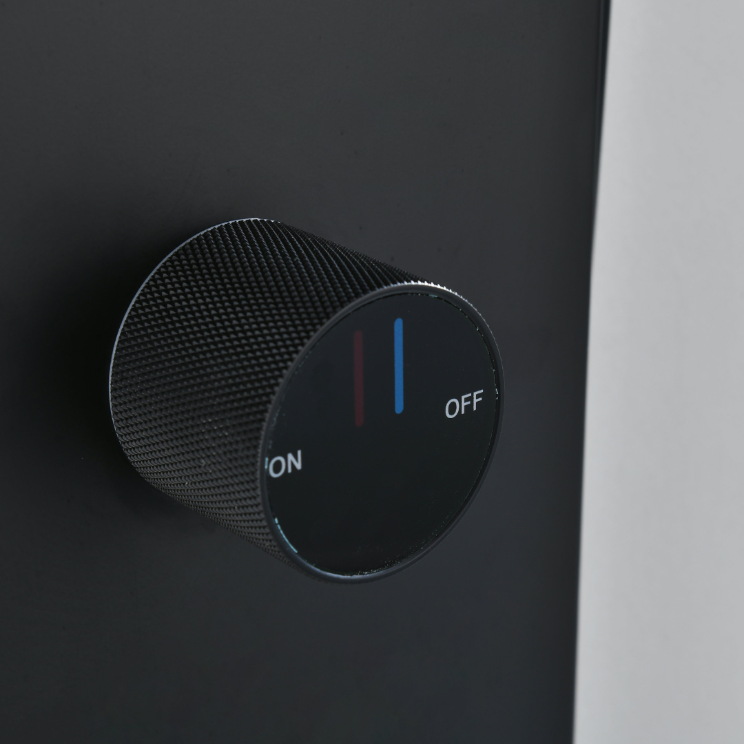 Douchepaneel Elena - LED - Digitaal display - Matte black