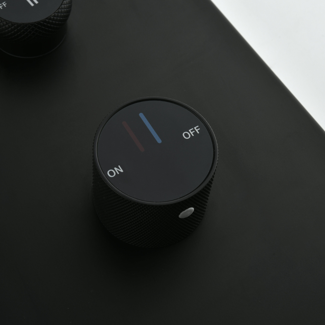 Douchepaneel Elena - LED - Digitaal display - Matte black