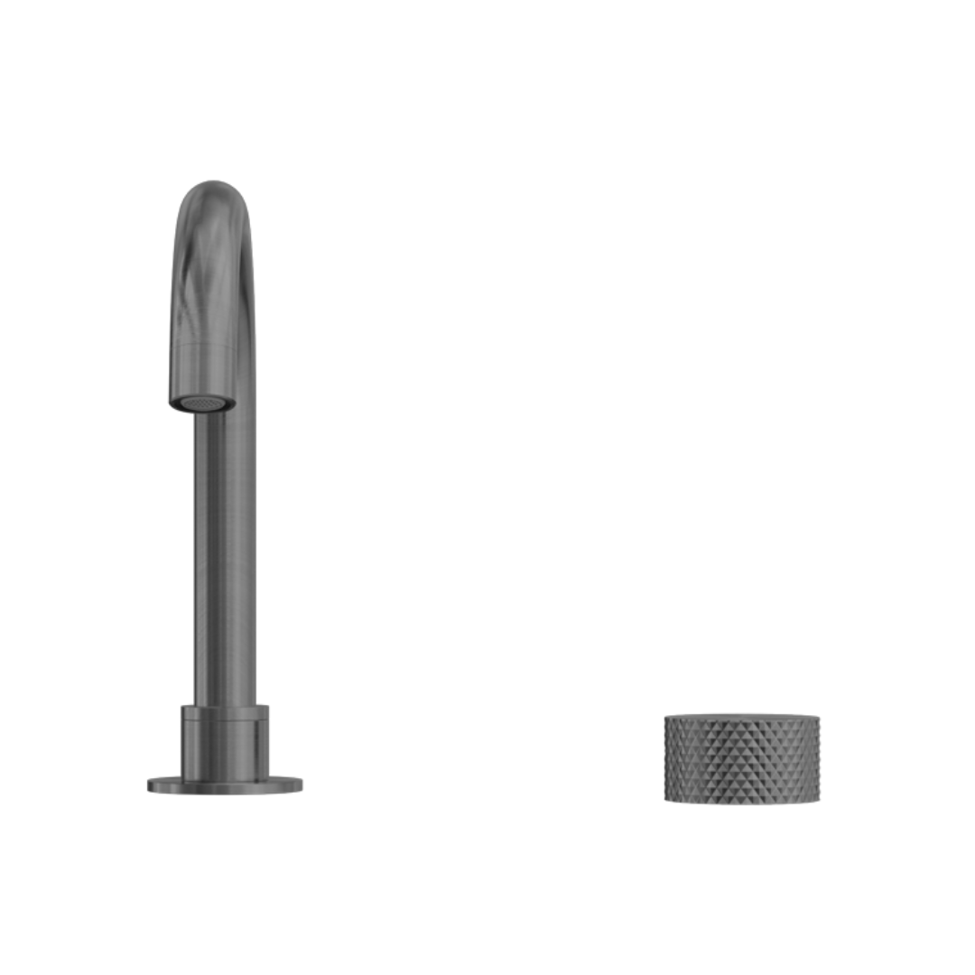 Robinet de lavabo encastré Valencia – 2 trous - Graphite