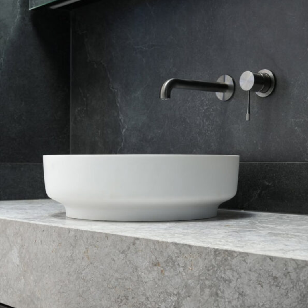 Robinet de lavabo encastré Valencia – Sans plaque arrière - Graphite