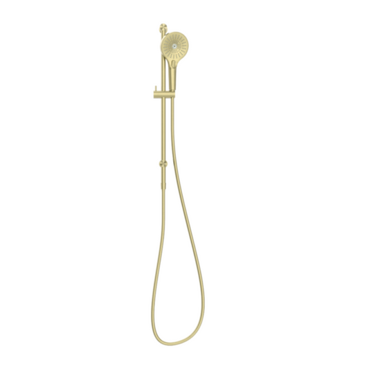 Douche à main avec barre coulissante - Valencia – Douche aérienne - Or brossé