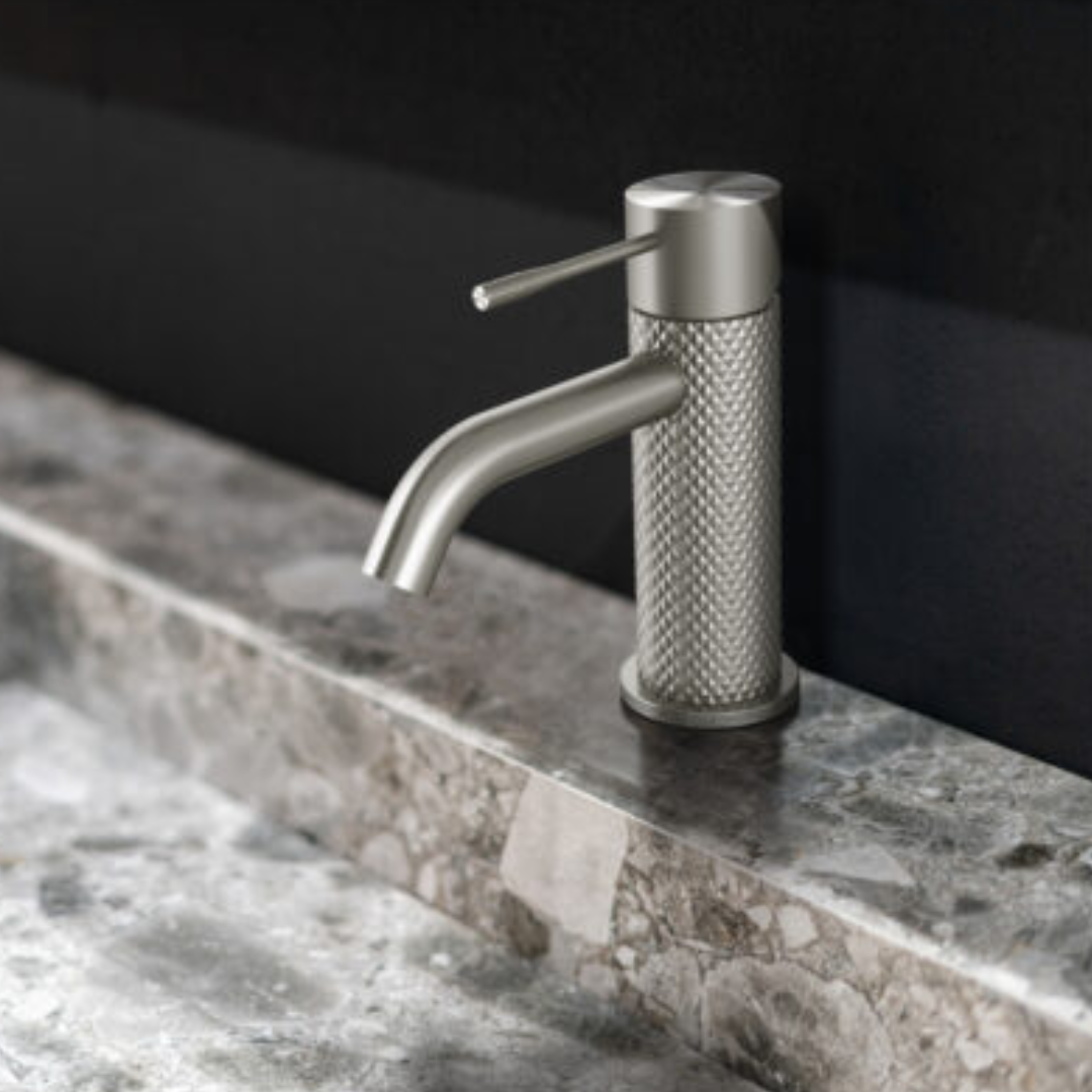 Opbouw de robinet de lavabo Valencia - 1 trou - Nickel brossé