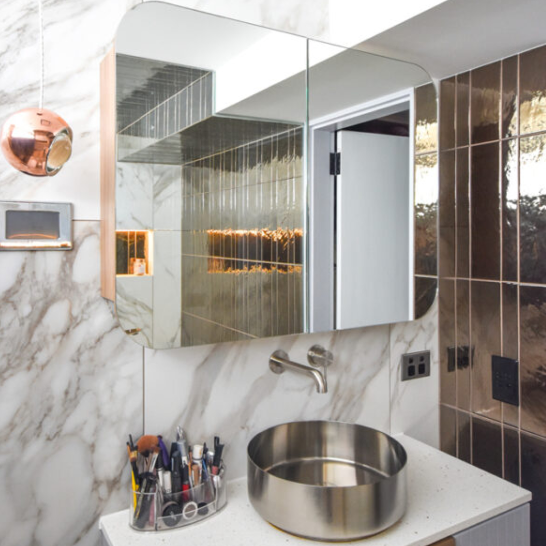 Robinet de lavabo encastré Valencia – Sans plaque arrière - Nickel brossé