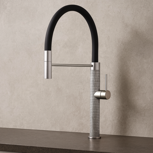 Semi-professionele Keukenkraan Angelica – Uittrekbare Uitloop – Chrome