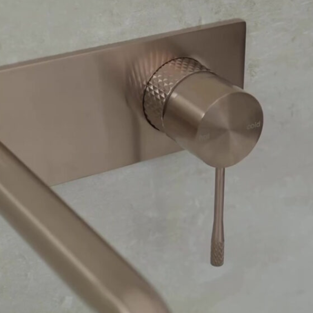 Robinet de lavabo encastré Valencia – Bronze brossé