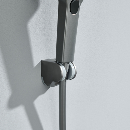 Panneau de douche thermostatique Marcelo – Affichage numérique - Noir mat