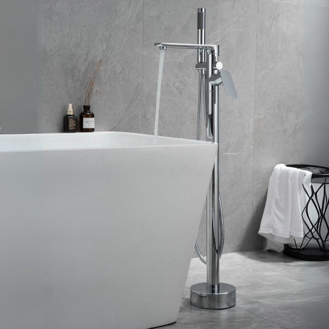 Robinet de baignoire indépendant Emilia - Chrome