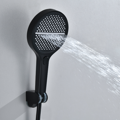 Robinet de baignoire indépendant Lisandro – Sortie d'eau en cascade – Nickel brossé