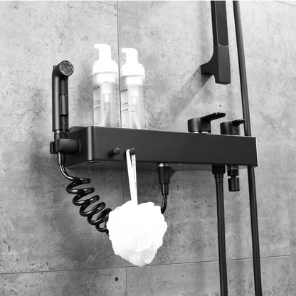 Inbouw Regendoucheset - Bruno - Black