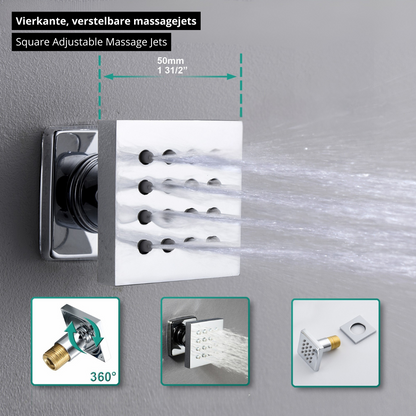 Robinet de lavabo haut Angelica - Noir mat