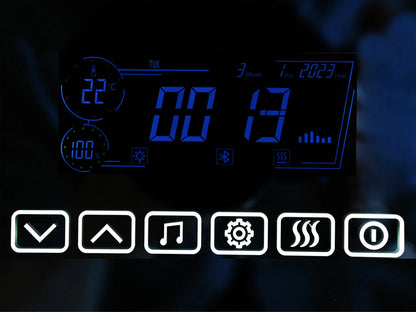 LED Badkamerspiegel - Bluetooth - Lorenzo 140x70cm