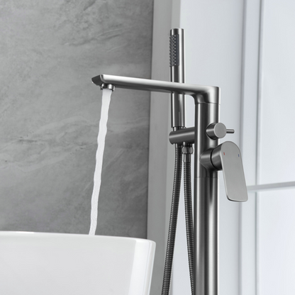 Robinet de baignoire indépendant Emilia - Gris gunmetal