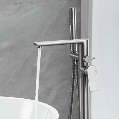 Robinet de baignoire indépendant Emilia - Gris gunmetal