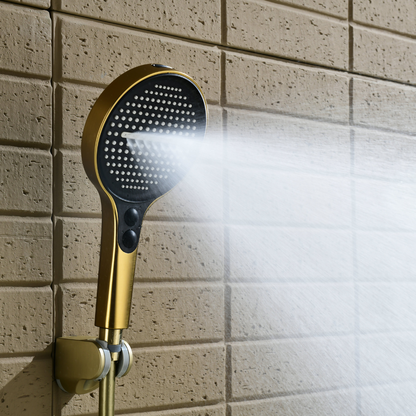 Robinet de baignoire indépendant Lisandro – Sortie d'eau en cascade – Nickel brossé