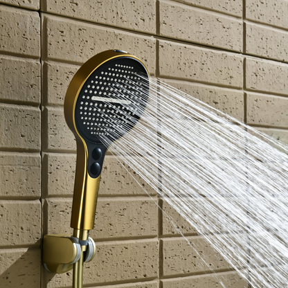 Robinet de baignoire indépendant Lisandro – Sortie d'eau en cascade – Nickel brossé