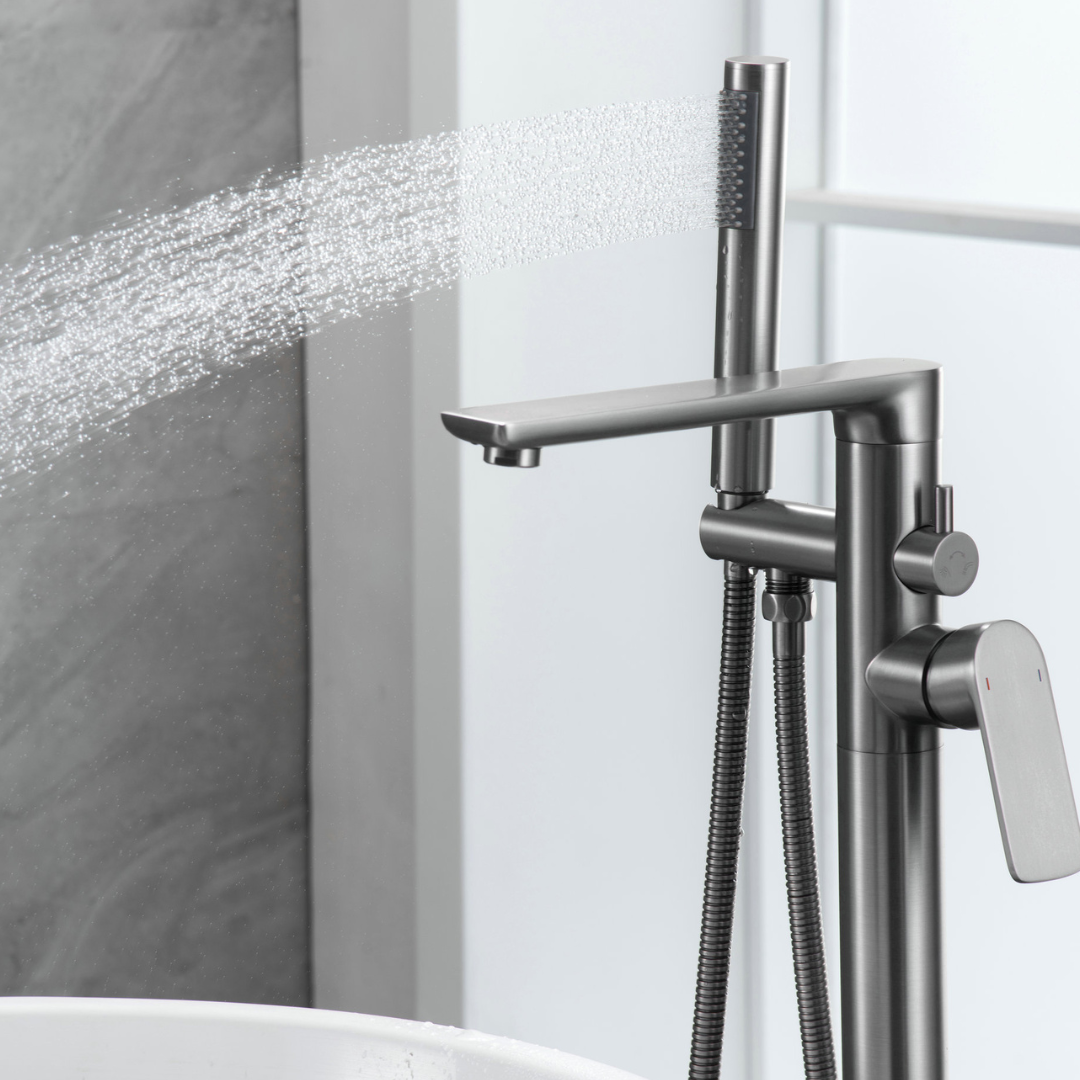 Robinet de baignoire indépendant Emilia - Gris gunmetal