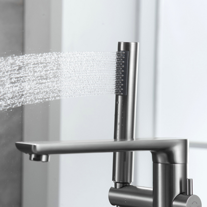 Robinet de baignoire indépendant Emilia - Gris gunmetal