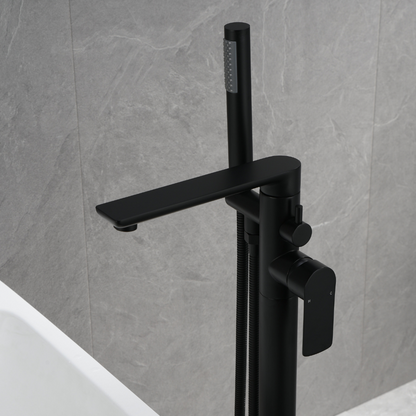 Robinet de baignoire indépendant Emilia - Noir mat