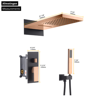 Robinet de lavabo haut Angelica - Noir mat