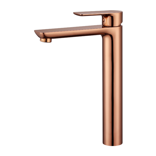 Robinet de baignoire indépendant Lisandro – Sortie d'eau en cascade – Nickel brossé