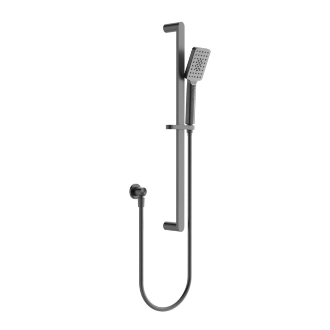 Douche à main avec barre coulissante Portofino – Gris métal gun