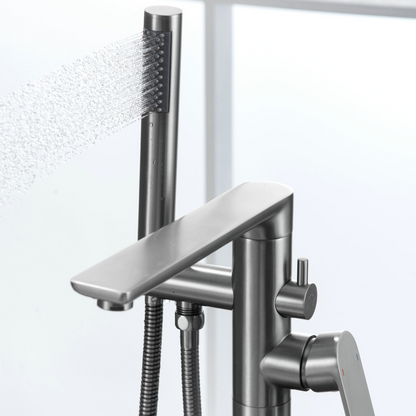 Robinet de baignoire indépendant Emilia - Gris gunmetal