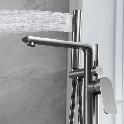 Robinet de baignoire indépendant Emilia - Gris gunmetal