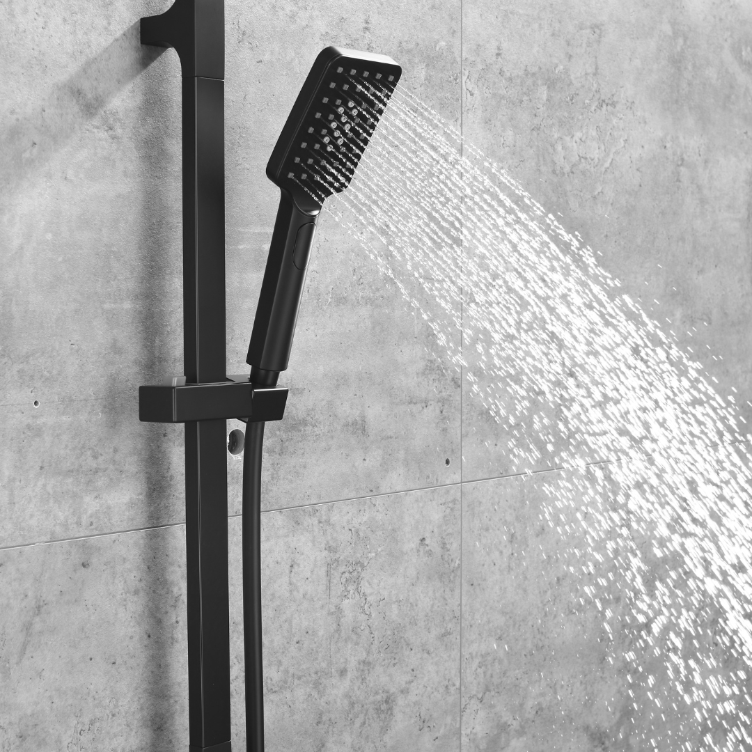 Inbouw Regendoucheset - Bruno - Black