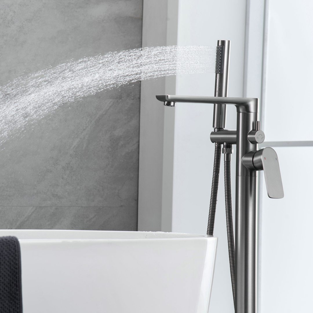 Robinet de baignoire indépendant Emilia - Gris gunmetal