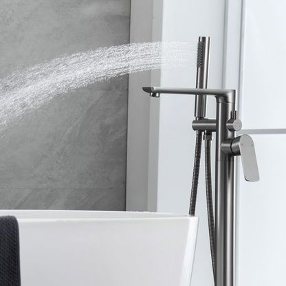 Robinet de baignoire indépendant Emilia - Gris gunmetal