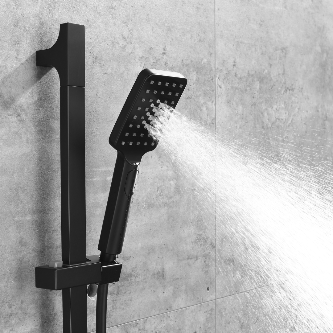 Inbouw Regendoucheset - Bruno - Black