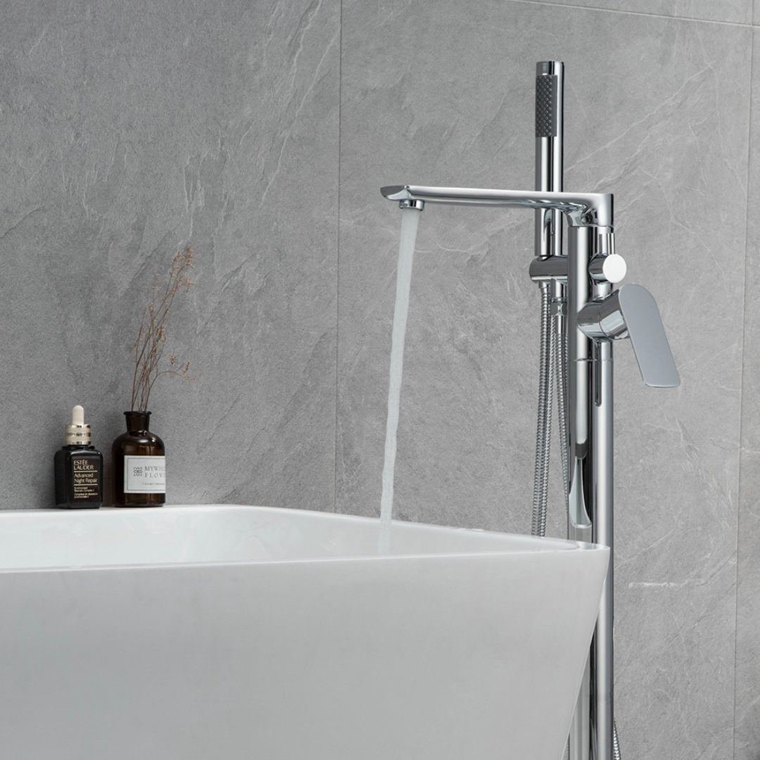 Robinet de baignoire indépendant Emilia - Chrome