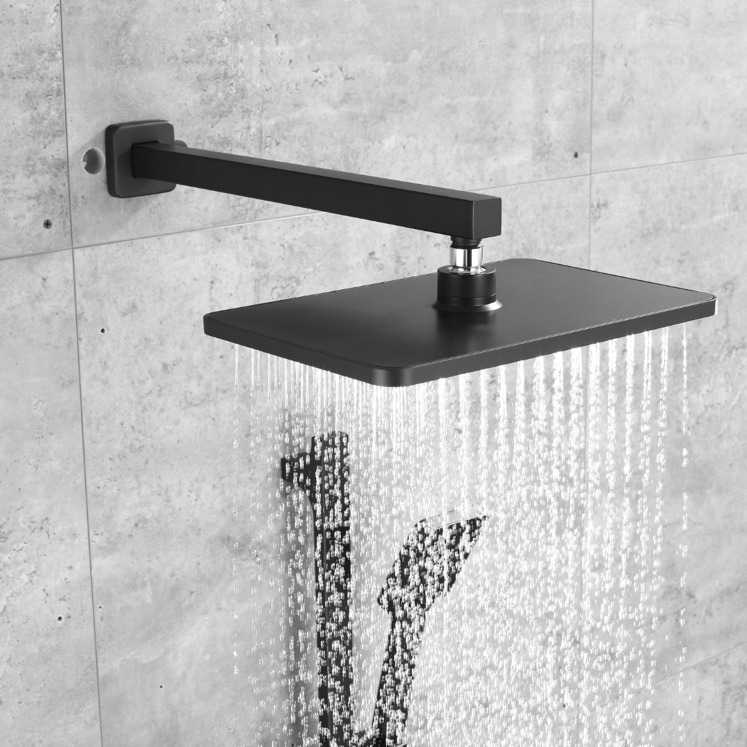 Inbouw Regendoucheset - Bruno - Black