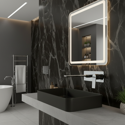 Inbouw wastafelkraan Diego  – Chrome - 22,5 × 11 × 20 cm