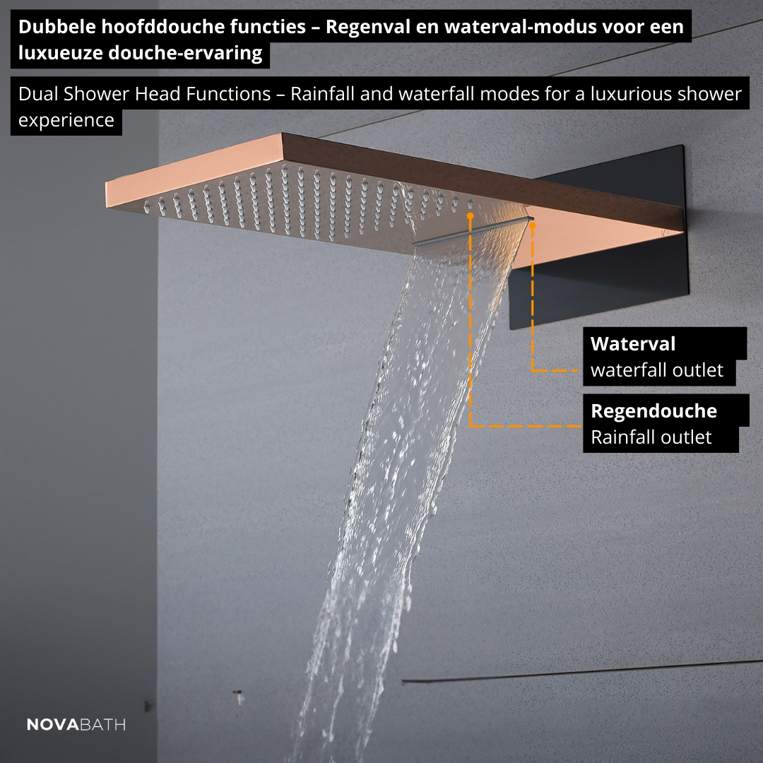 Robinet de lavabo haut Angelica - Noir mat