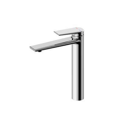 Robinet de baignoire indépendant Lisandro – Sortie d'eau en cascade – Nickel brossé