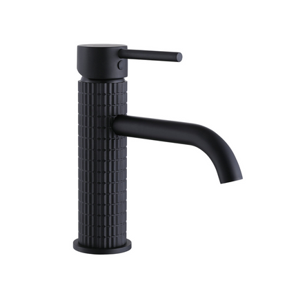 Opbouw de robinet de lavabo Angelica - Noir mat