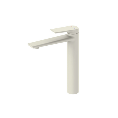 Robinet de baignoire indépendant Lisandro – Sortie d'eau en cascade – Nickel brossé