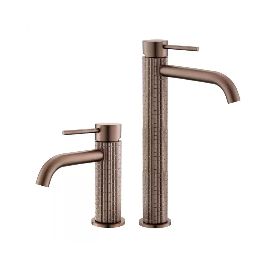 Opbouw de robinet de lavabo Angelica - Noir mat