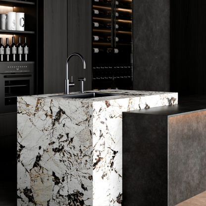 Keukenkraan Capri – Met handspray - Brushed bronze