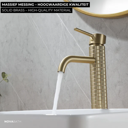 Robinet de lavabo Hoge Angelica - Or brossé