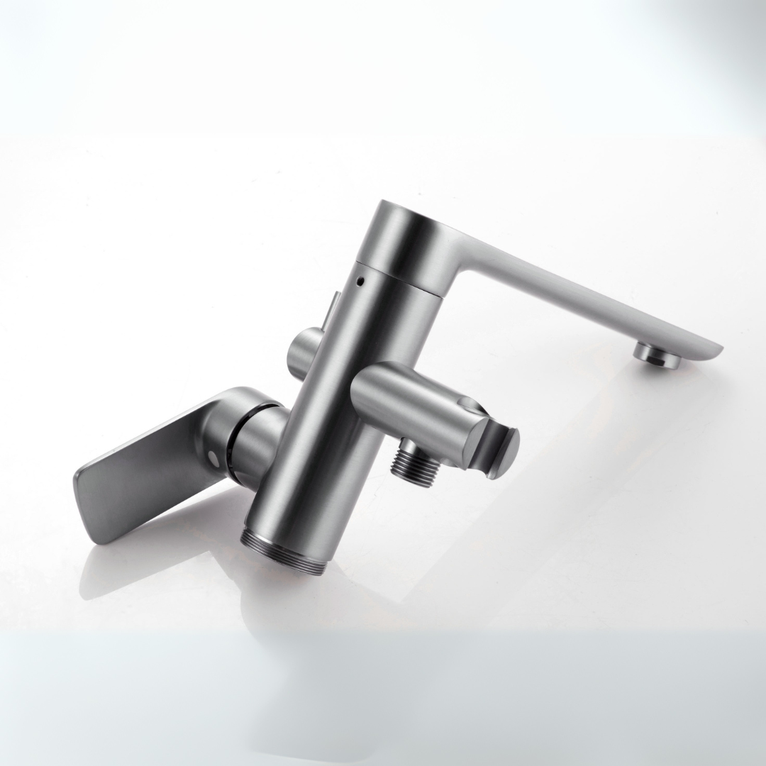 Robinet de baignoire indépendant Emilia - Gris gunmetal