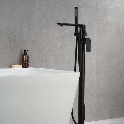 Robinet de baignoire indépendant Emilia - Noir mat