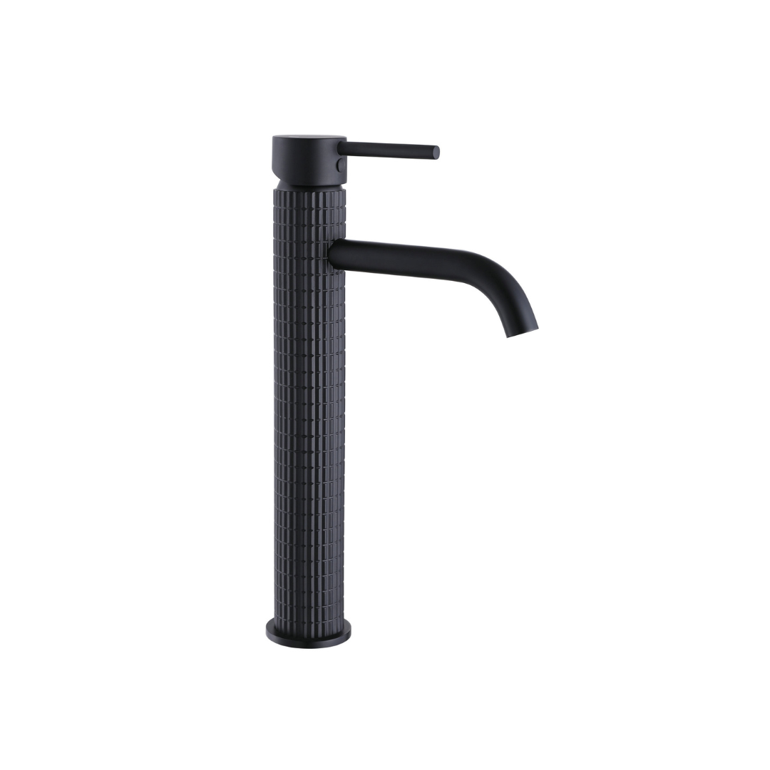 Robinet de lavabo haut Angelica - Noir mat
