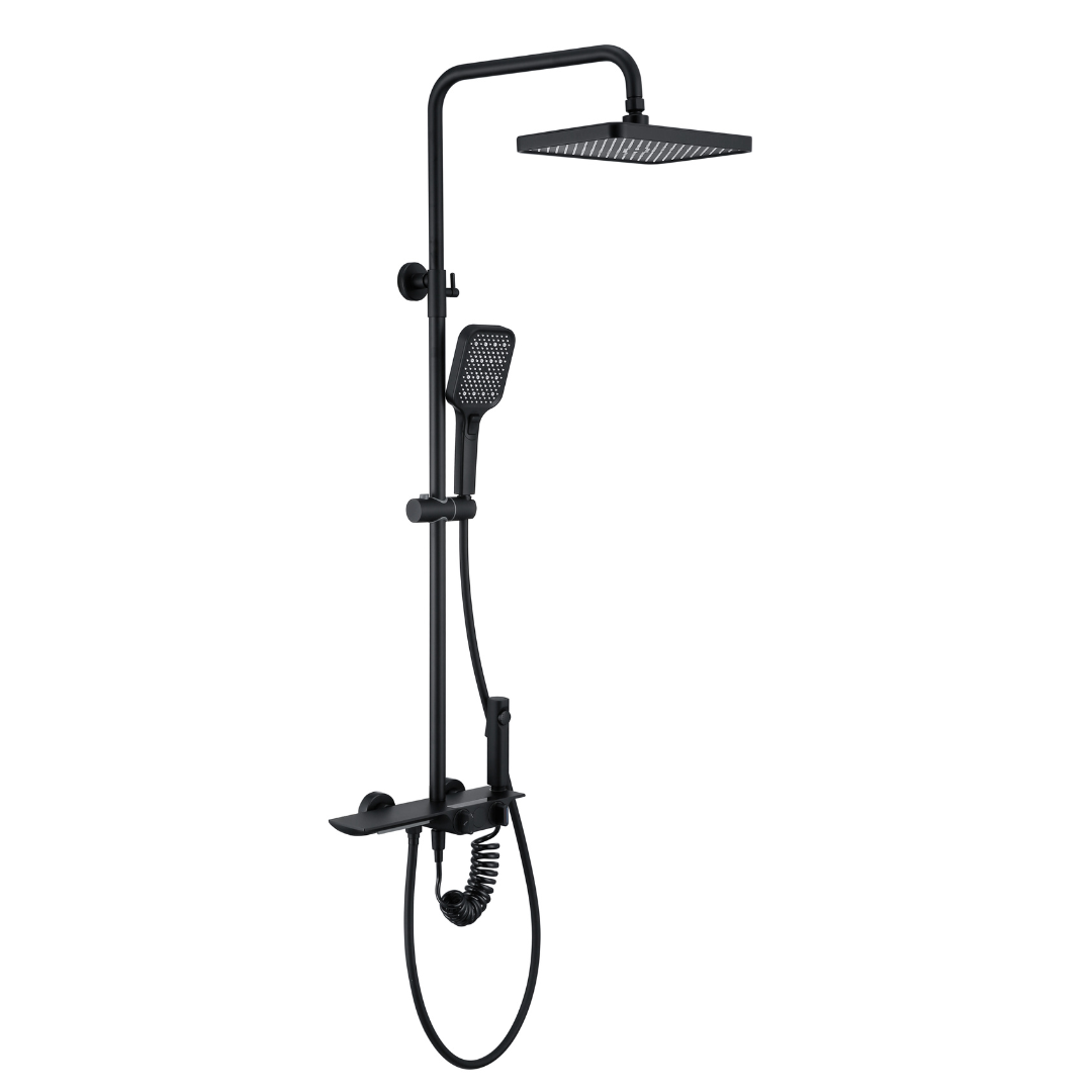 Opbouw doucheset - Amina - Digitaal display - Black