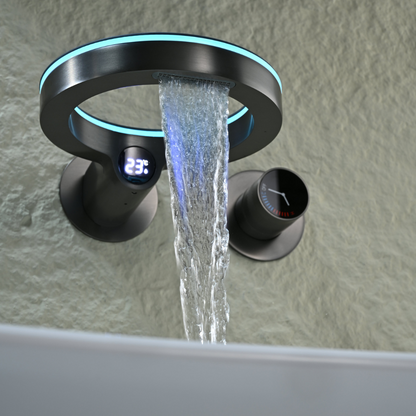 Robinet de lavabo haut Angelica - Noir mat