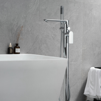 Robinet de baignoire indépendant Emilia - Chrome