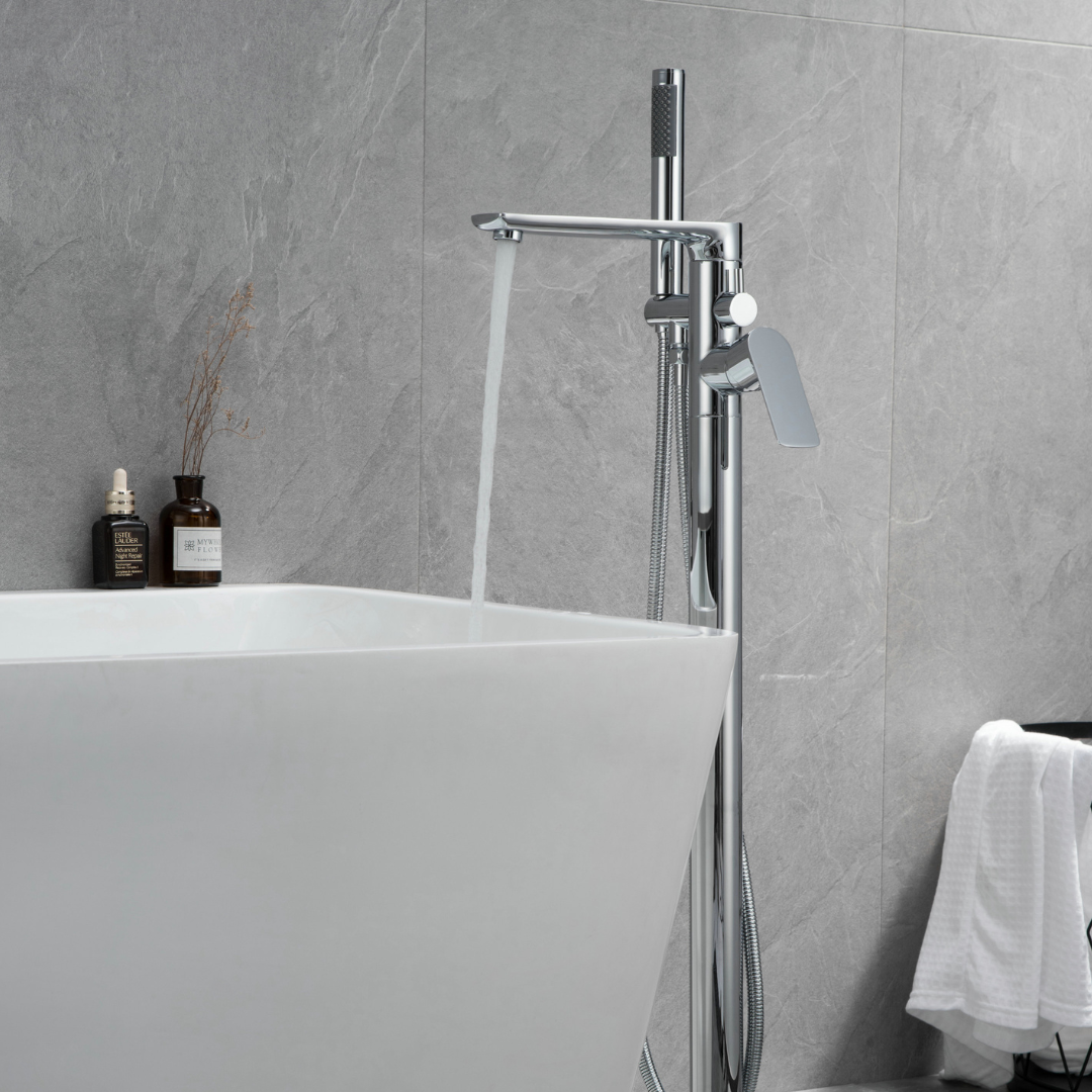 Robinet de baignoire indépendant Emilia - Chrome